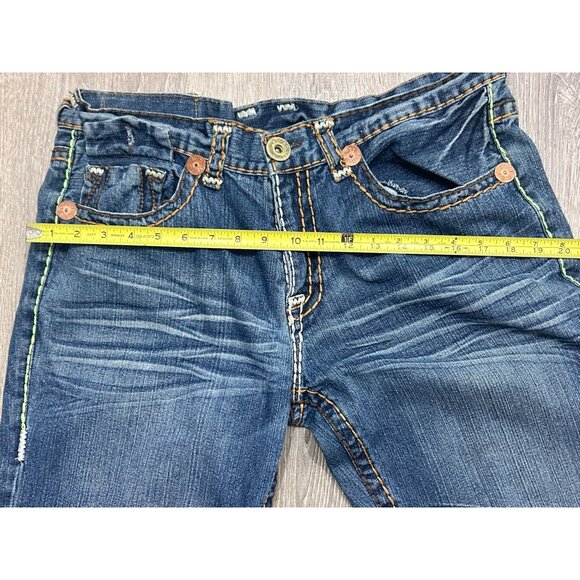 True Religion Ricky Jeans Men's Size 36 Super Straight Leg Outdoor Denim Blue - Picture 6 of 7